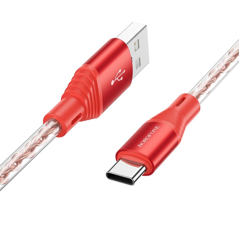 USB-кабель Borofone BX96, Type-C, 100 см, красный