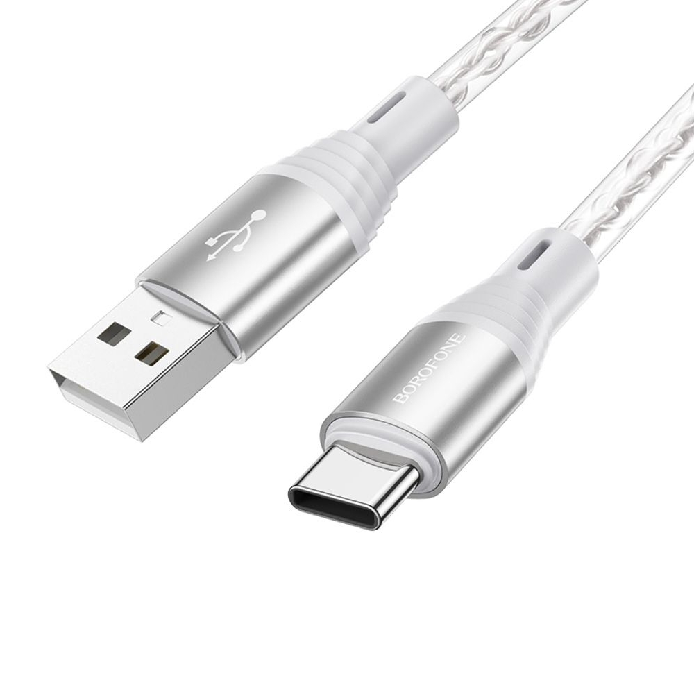 USB-кабель Borofone BX96, Type-C, 100 см, серый