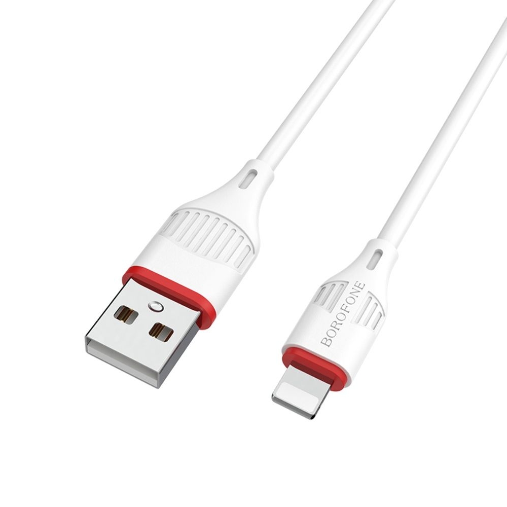 USB-кабель Borofone BX17, USB на Lightning, 100 см, білий