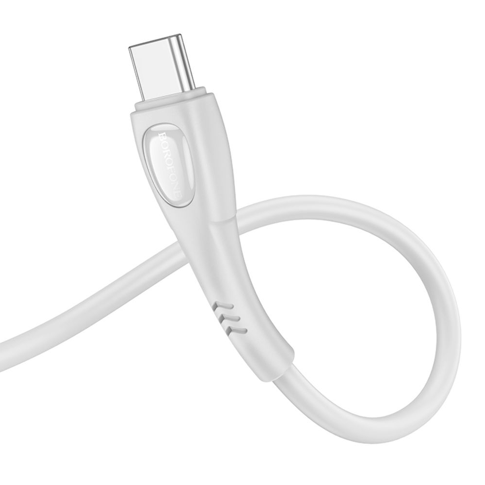 USB-кабель Borofone BX98, Type-C на Type-C, PD, 60 Вт, 100 см, сірий