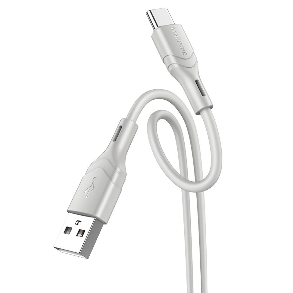 USB-кабель Borofone BX99, Type-C, 100 см, сірий
