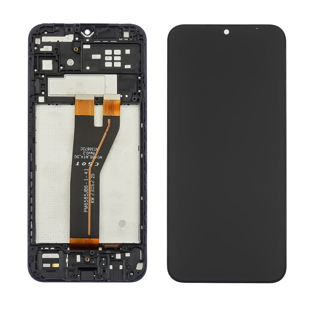 Дисплей Samsung SM-M146 Galaxy M14, черный | с тачскрином | с передней панелью | Original (PRC) | дисплейный модуль, экран