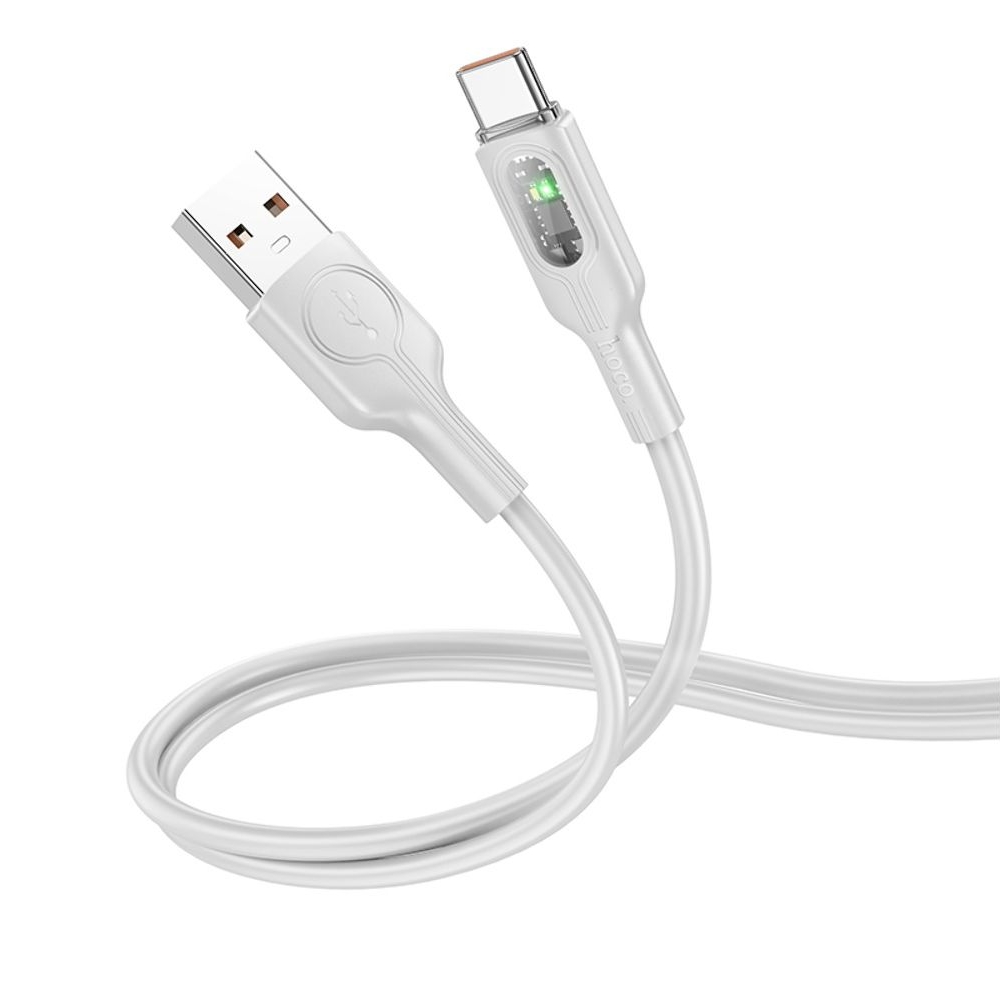 USB-кабель Hoco U120, Type-C, 100 см, сірий