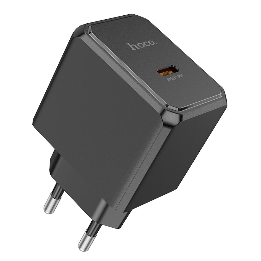 Сетевое зарядное устройство Hoco CS15A, Type-C, PowerDelivery (30 Вт), черное
