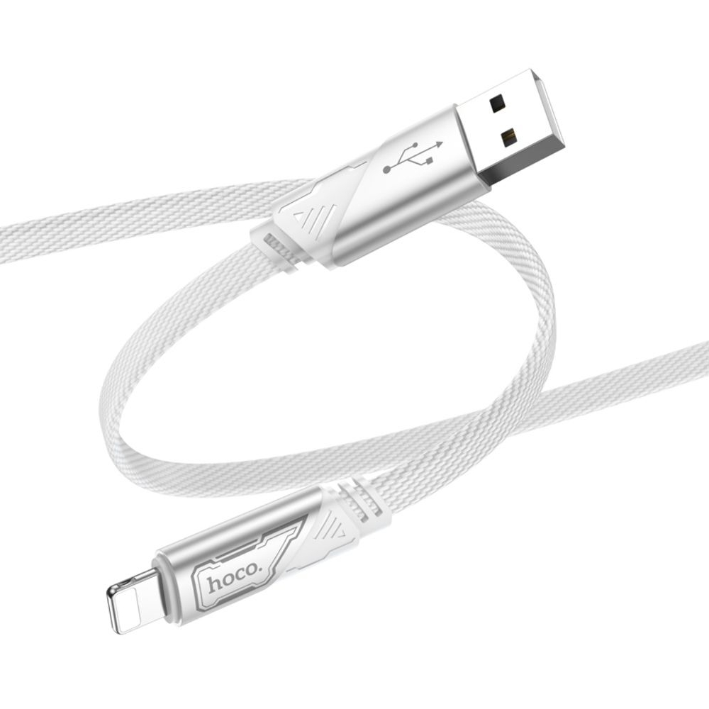 USB-кабель Hoco U119, USB на Lightning, 100 см, сірий