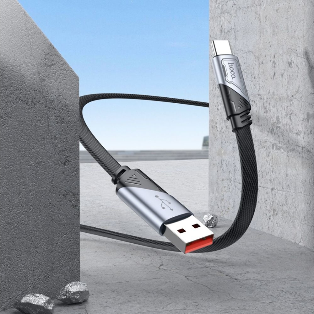 USB-кабель Hoco U119, Type-C 5A, 100 см, черный