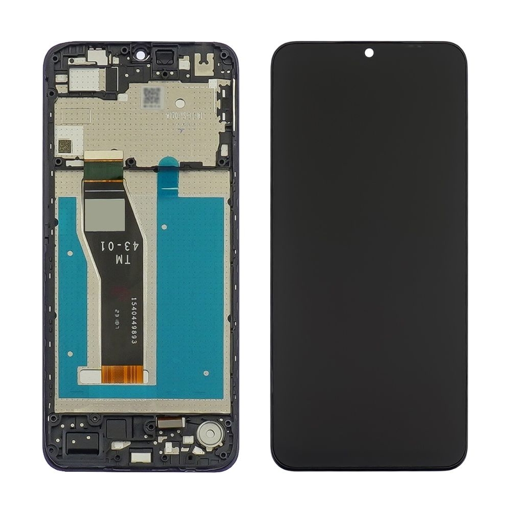 Дисплей Motorola Moto E13, XT2345, чорний | з тачскріном | в передній панелі | High Copy | дисплейный модуль, экран