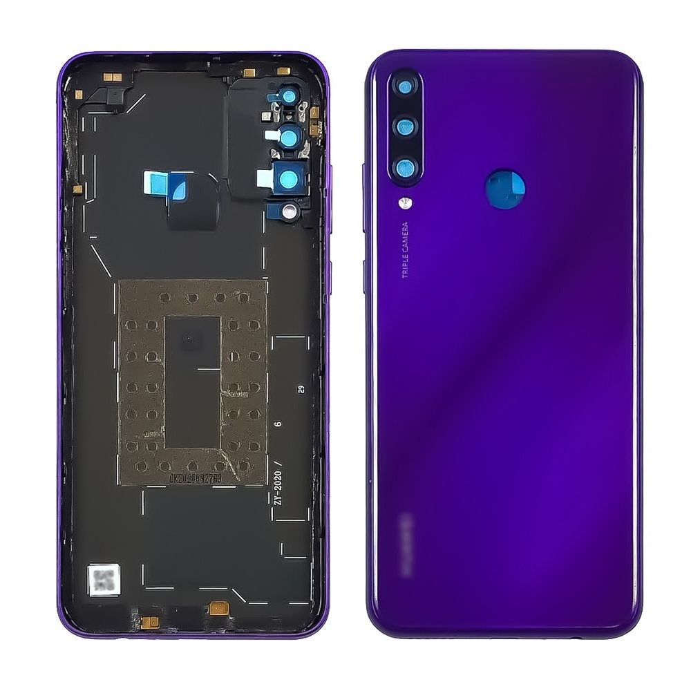 Задняя крышка Huawei Y6p, MED-LX9, MED-LX9N, фиолетовая, Phantom Purple, Original (PRC) | корпус, панель аккумулятора, АКБ, батареи