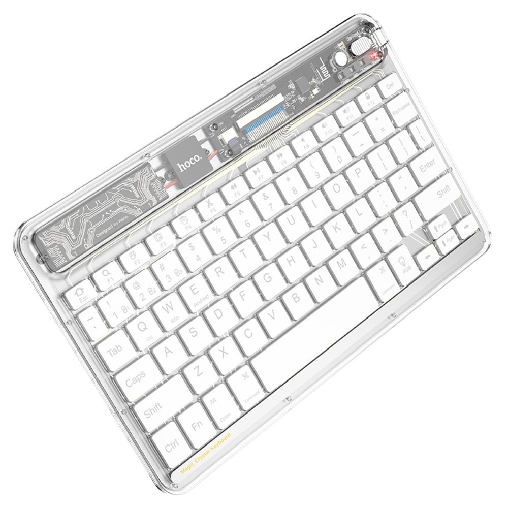 Клавиатура беспроводная Hoco S55 (ENG), белая