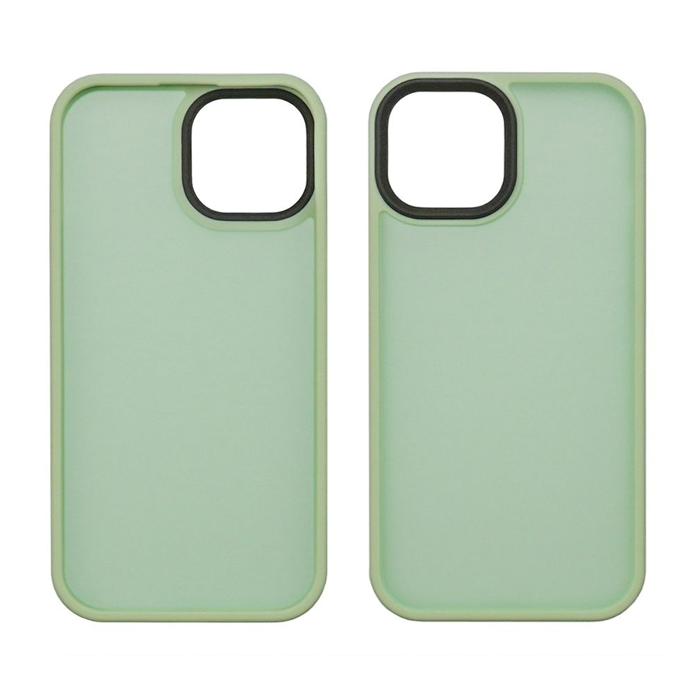 Чехол Colorful Matte Case Apple iPhone 15 Plus светло-зеленый Люкс
