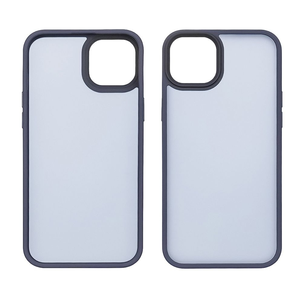Чехол Colorful Matte Case Apple iPhone 15 Plus, синій, Люкс