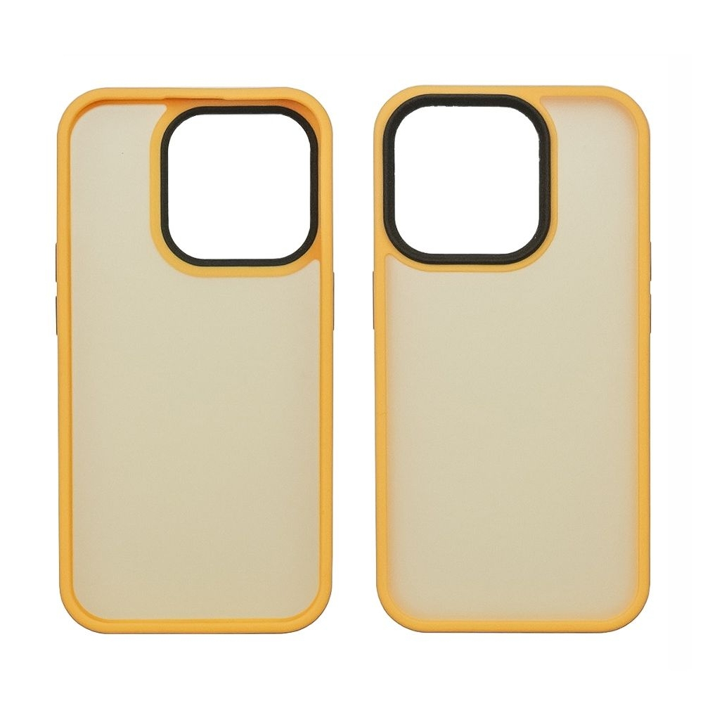 Чехол Colorful Matte Case Apple iPhone 15 Pro Max оранжевый Люкс