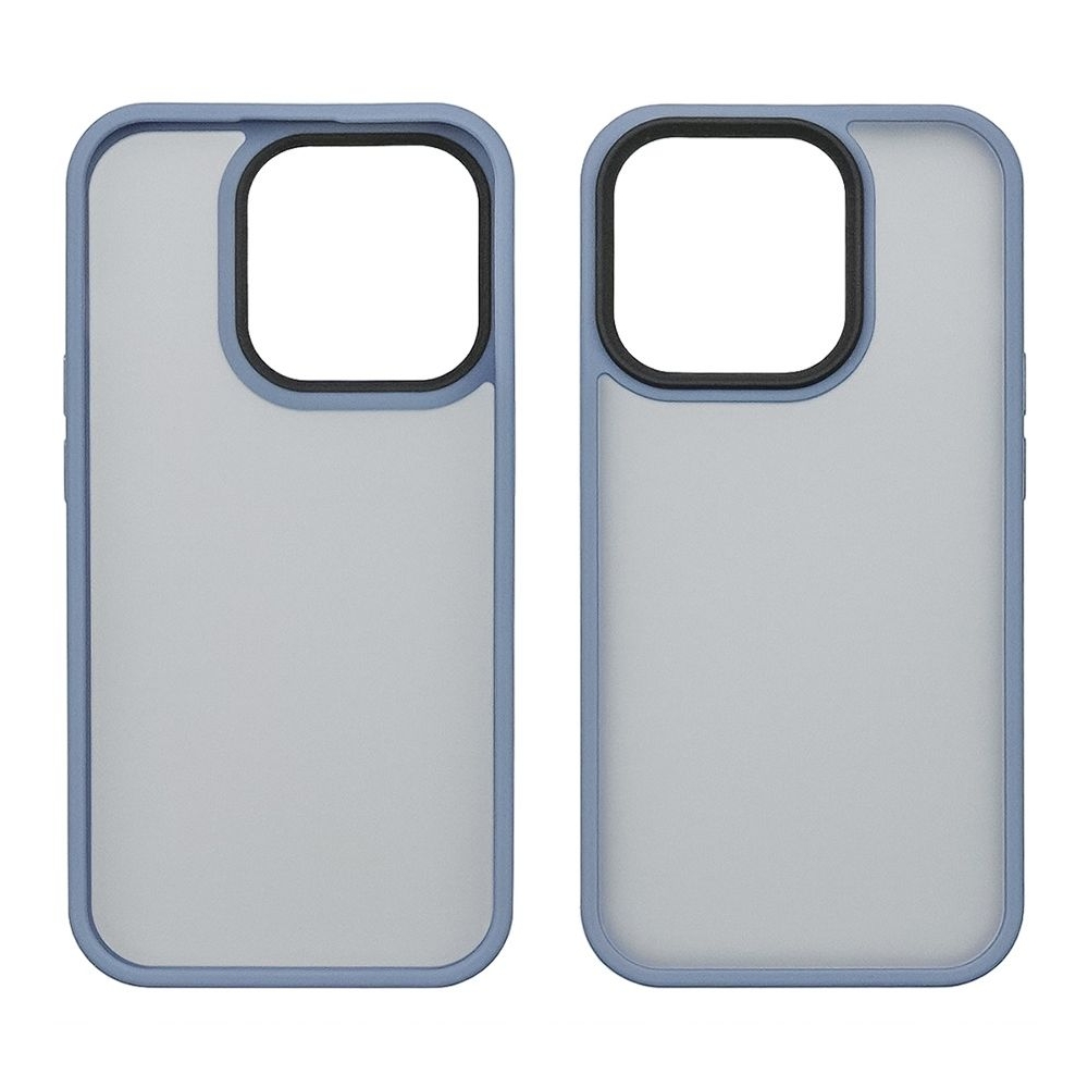Чехол Colorful Matte Case Apple iPhone 15 Pro Max, синий, Люкс