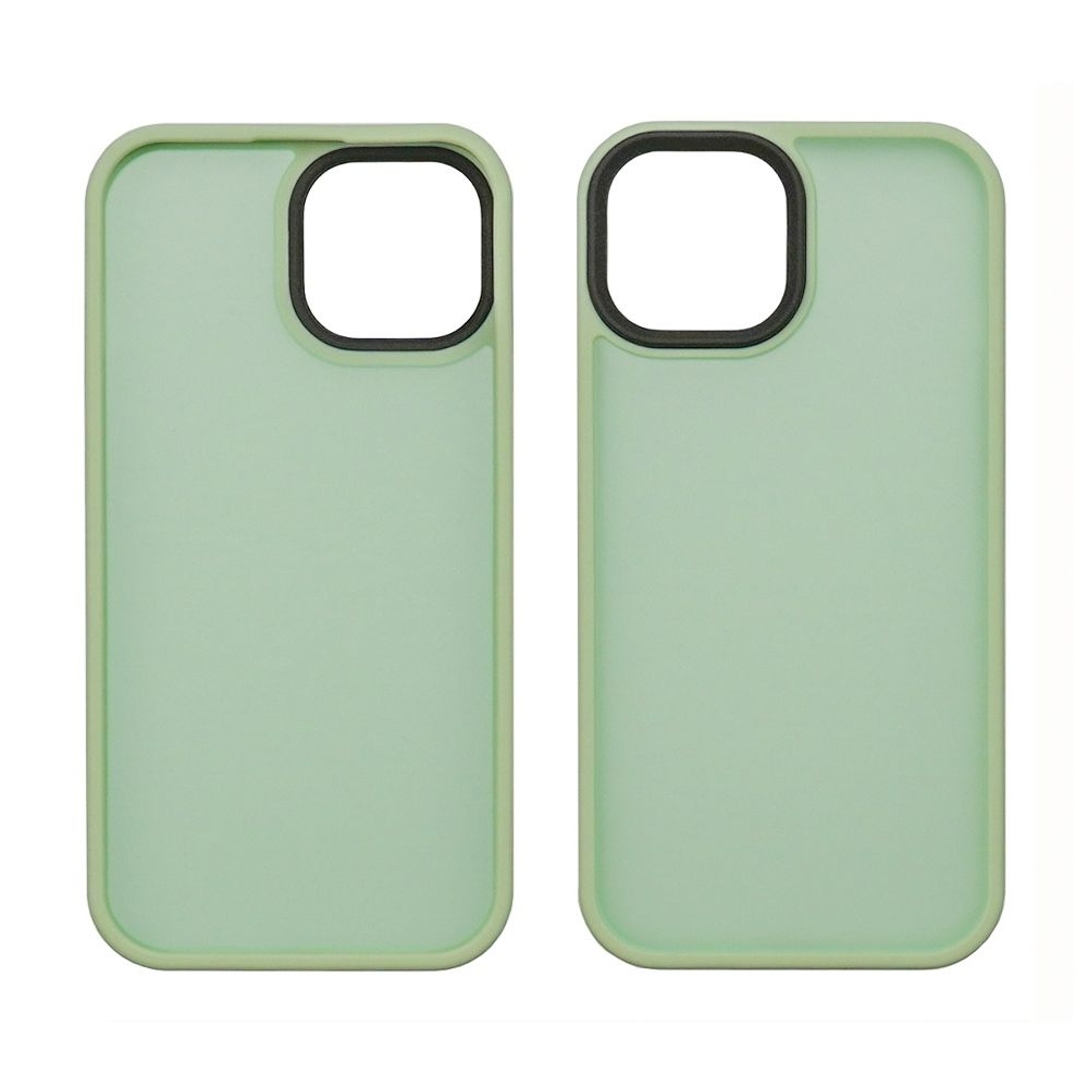 Чехол Colorful Matte Case Apple iPhone 15 светло-зеленый Люкс