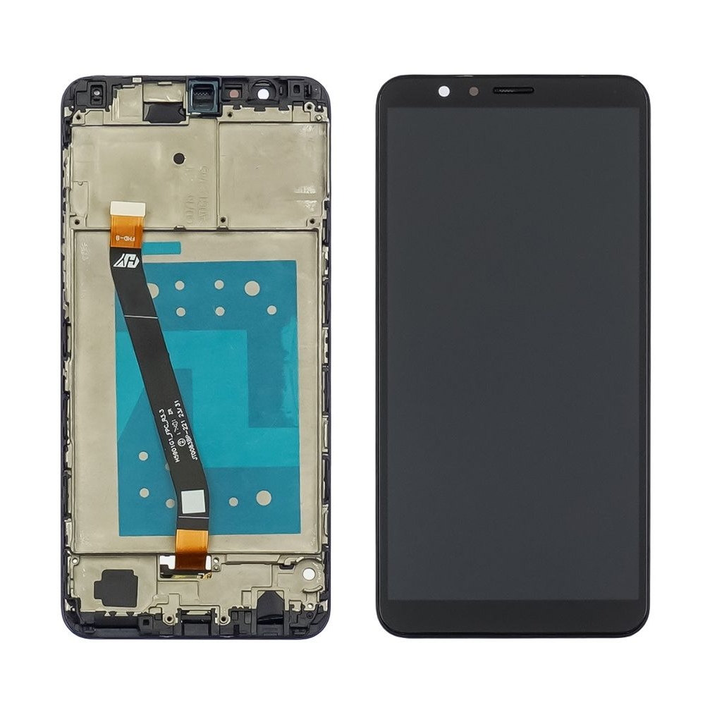 Дисплей Huawei Honor 7X, BND-L21, черный | с тачскрином | с передней панелью | Original (PRC) | дисплейный модуль, экран