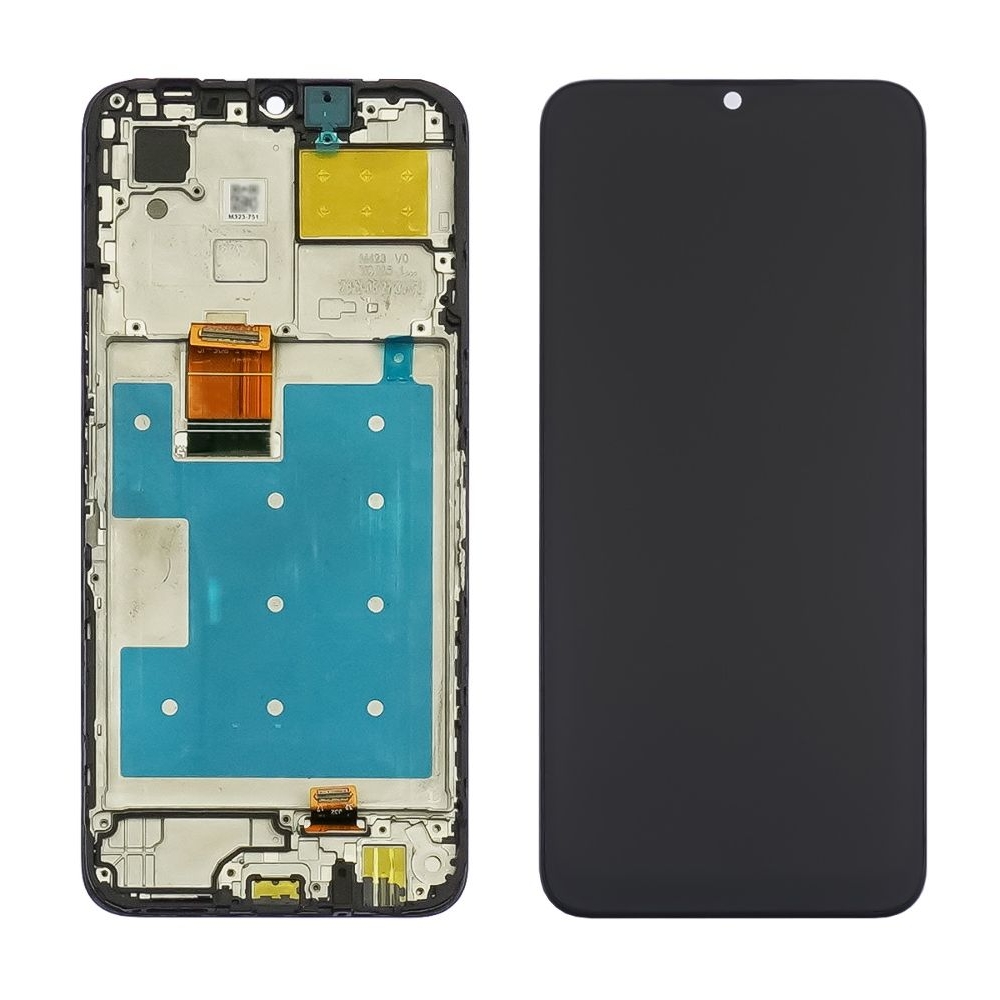 Дисплей Huawei Honor X6, черный | с тачскрином | с передней панелью | Original (PRC) | дисплейный модуль, экран, монитор