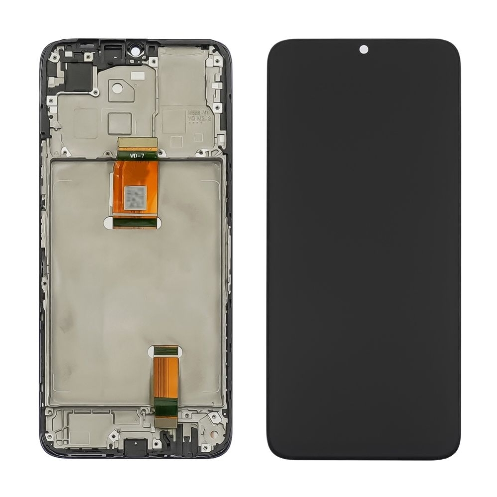 Дисплей Huawei Honor X6a, черный | с тачскрином | с передней панелью | Original (PRC) | дисплейный модуль, экран