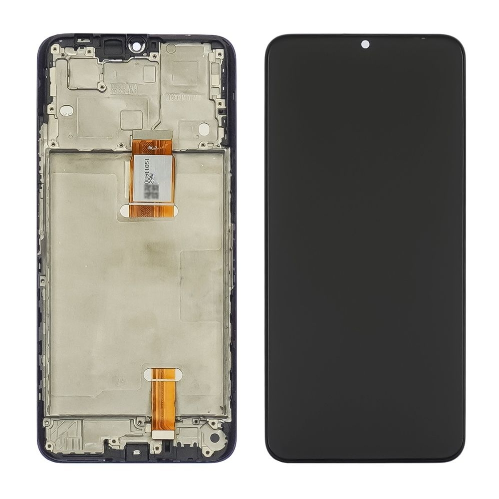 Дисплей Huawei Honor X7a, черный | с тачскрином | с передней панелью | Original (PRC) | дисплейный модуль, экран