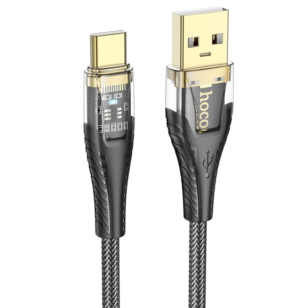 USB-кабель Hoco U121, Type-C, 120 см, чорний