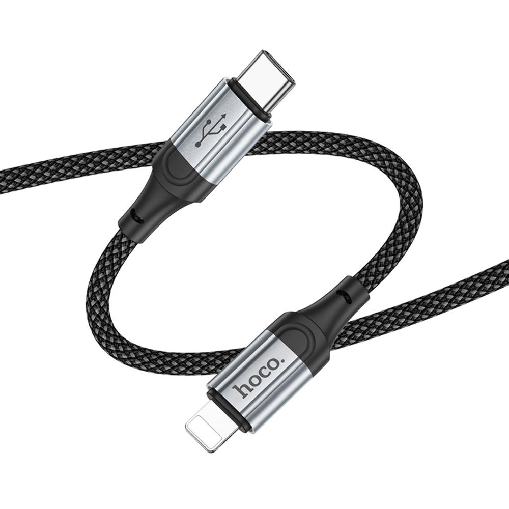 USB-кабель Hoco X102, Type-C на Lightning, PowerDelivery (27 Вт), чорний