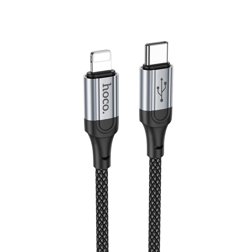 USB-кабель Hoco X102, Type-C на Lightning, PowerDelivery (27 Вт), черный