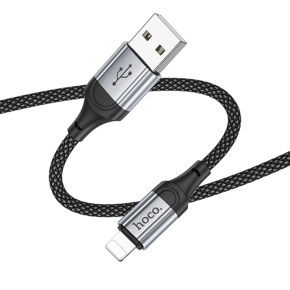 USB-кабель Hoco X102, Lightning, чорний