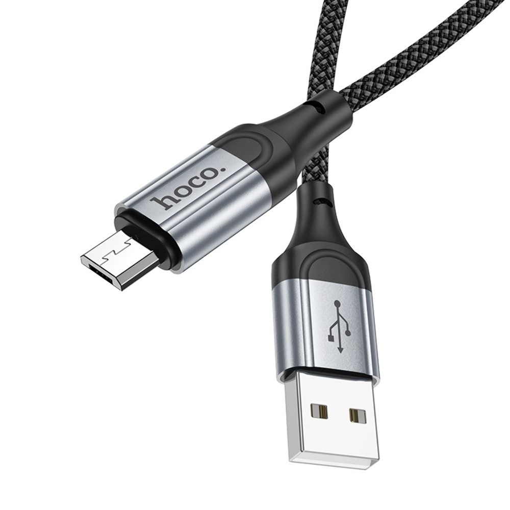 USB-кабель Hoco X102, MicroUSB, черный