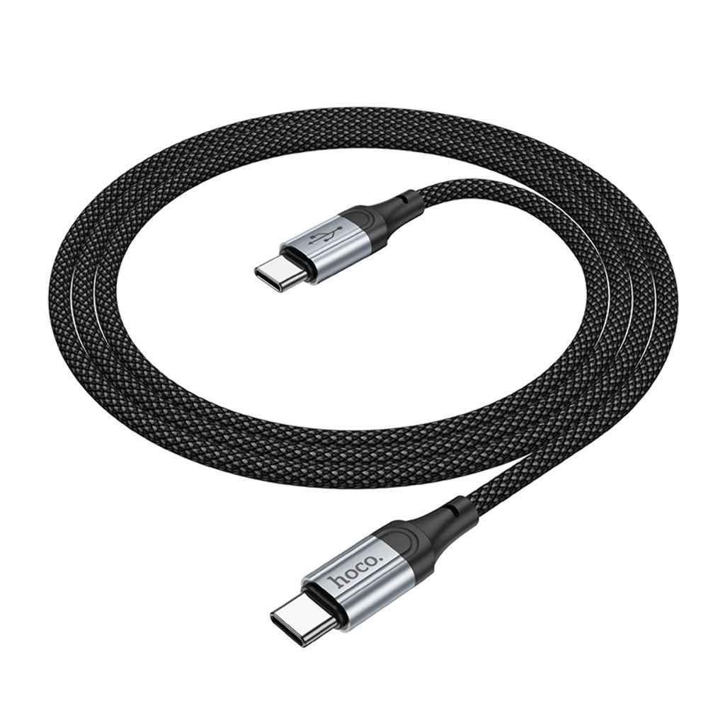 USB-кабель Hoco X102, Type-C на Type-C, Power Delivery (60 Вт),черный
