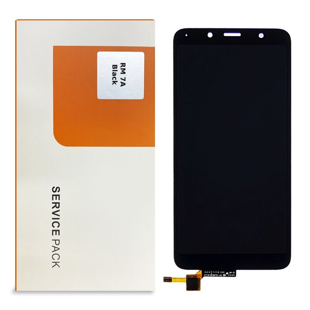 Дисплей Xiaomi Redmi 7A, MZB7995IN, M1903C3EG, M1903C3EH, M1903C3EI, черный | с тачскрином | Original (PRC), Service Pack | дисплейный модуль, экран