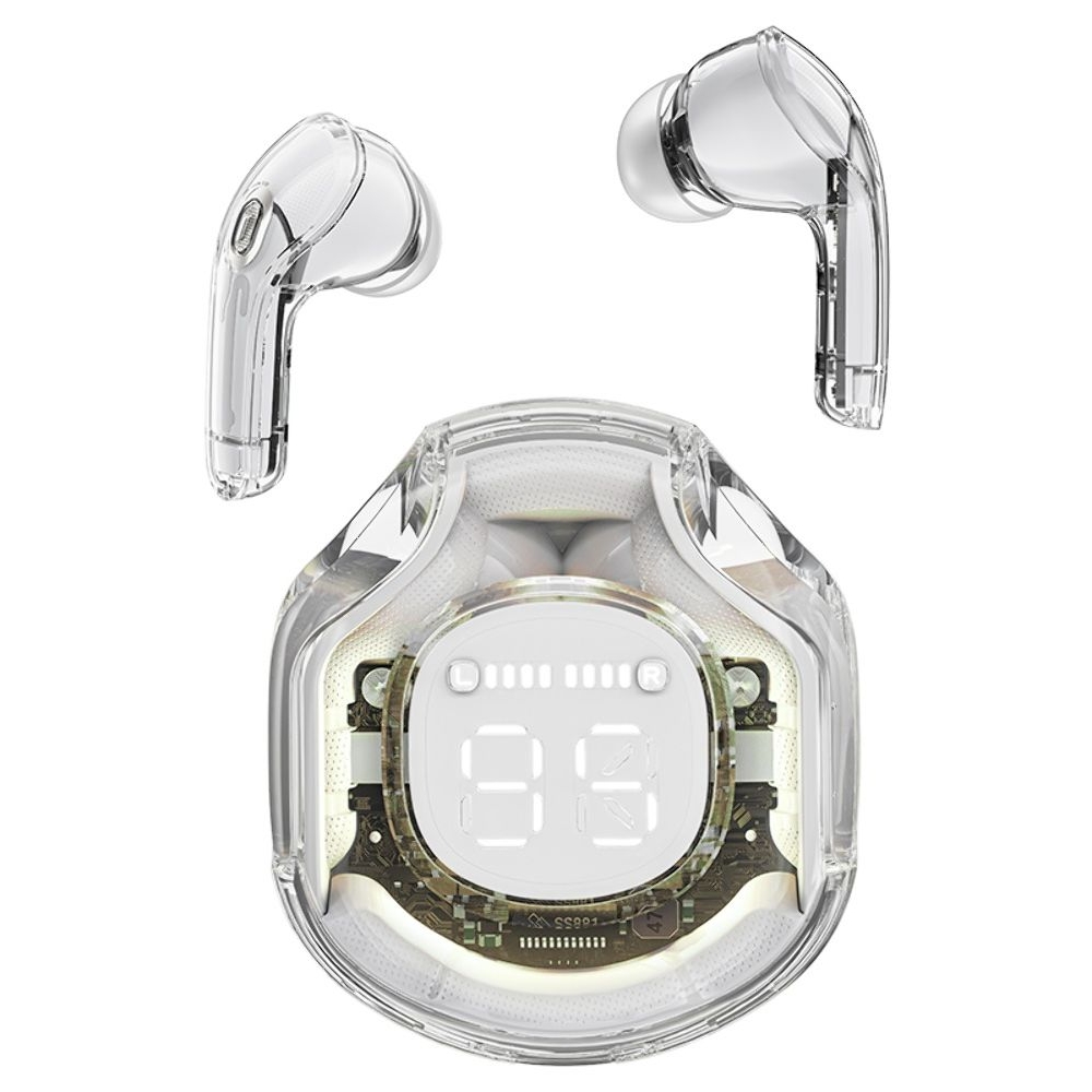 Бездротові TWS навушники Acefast T8, вакуумные, белые | беспроводные наушники