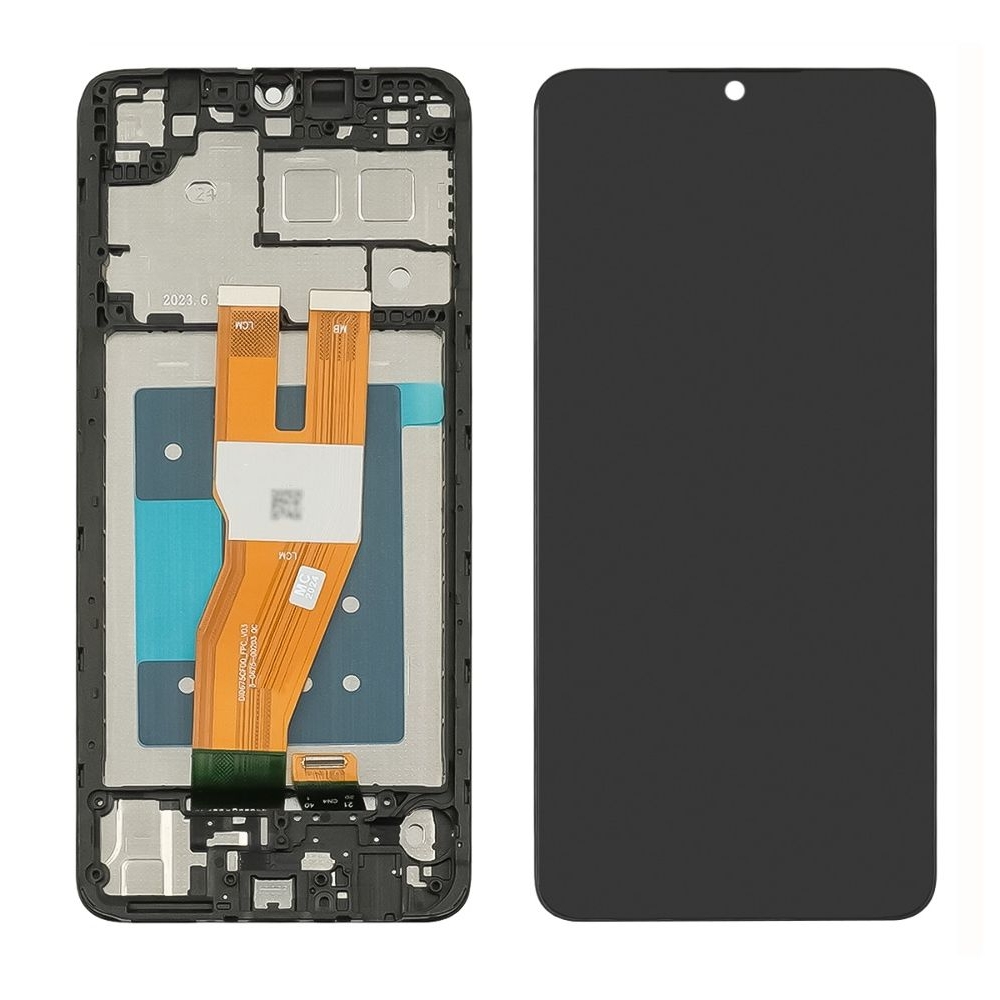 Дисплей Samsung SM-A055 Galaxy A05, черный | с тачскрином | с передней панелью | Original (PRC) | дисплейный модуль, экран