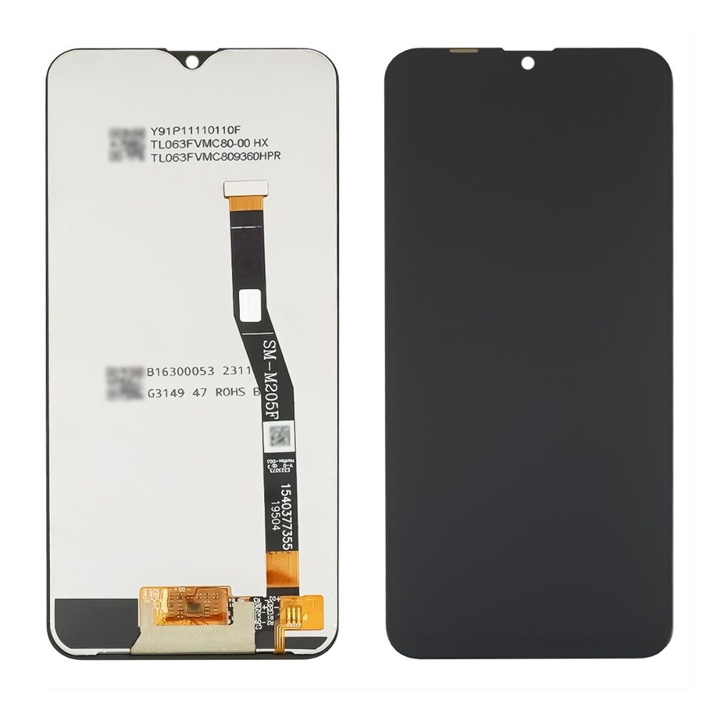 Дисплей Samsung SM-M205 Galaxy M20, черный | с тачскрином | Original (PRC), Service Pack | дисплейный модуль, экран