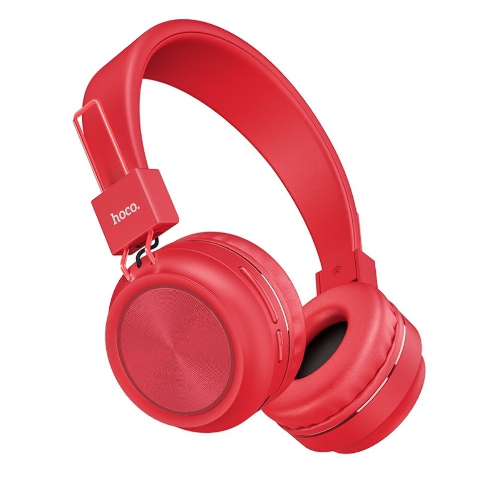 Бездротові накладні навушники Hoco W25 красные | беспроводные наушники