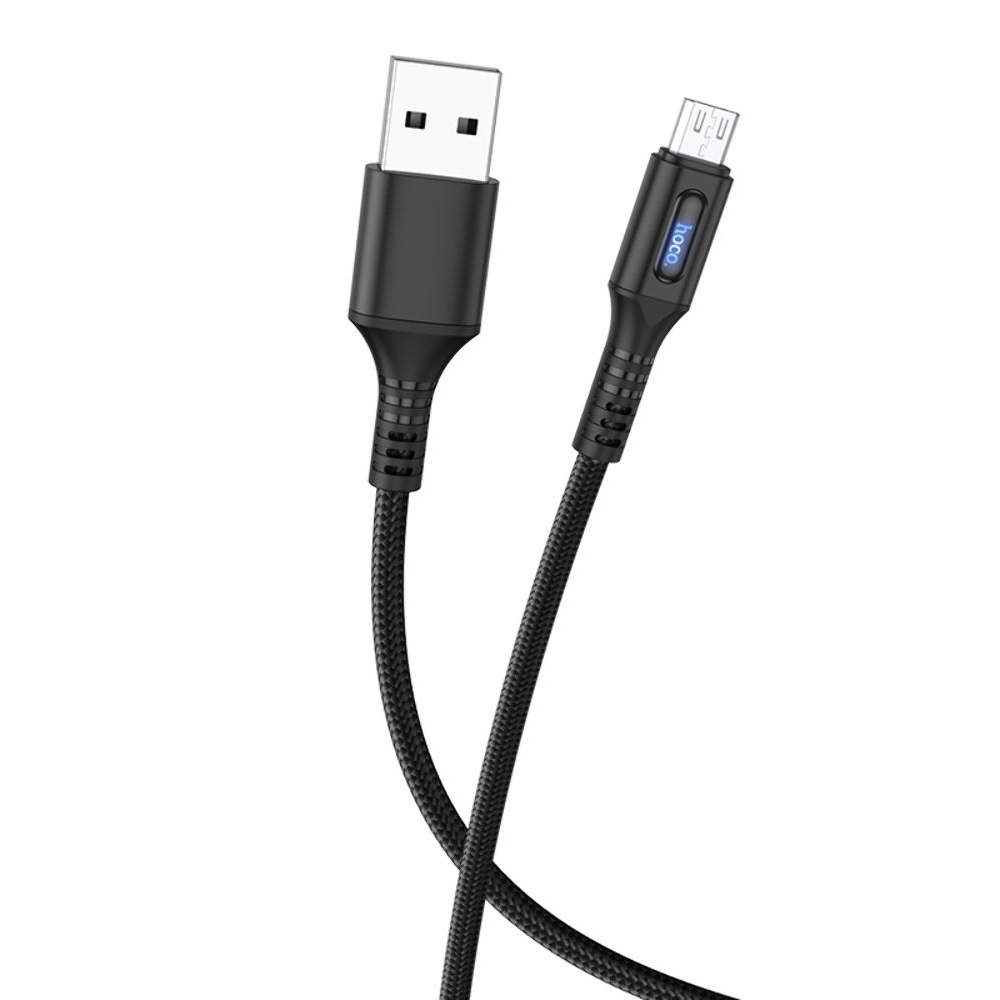 Кабель Hoco U79 USB to MicroUSB 1.2m черный