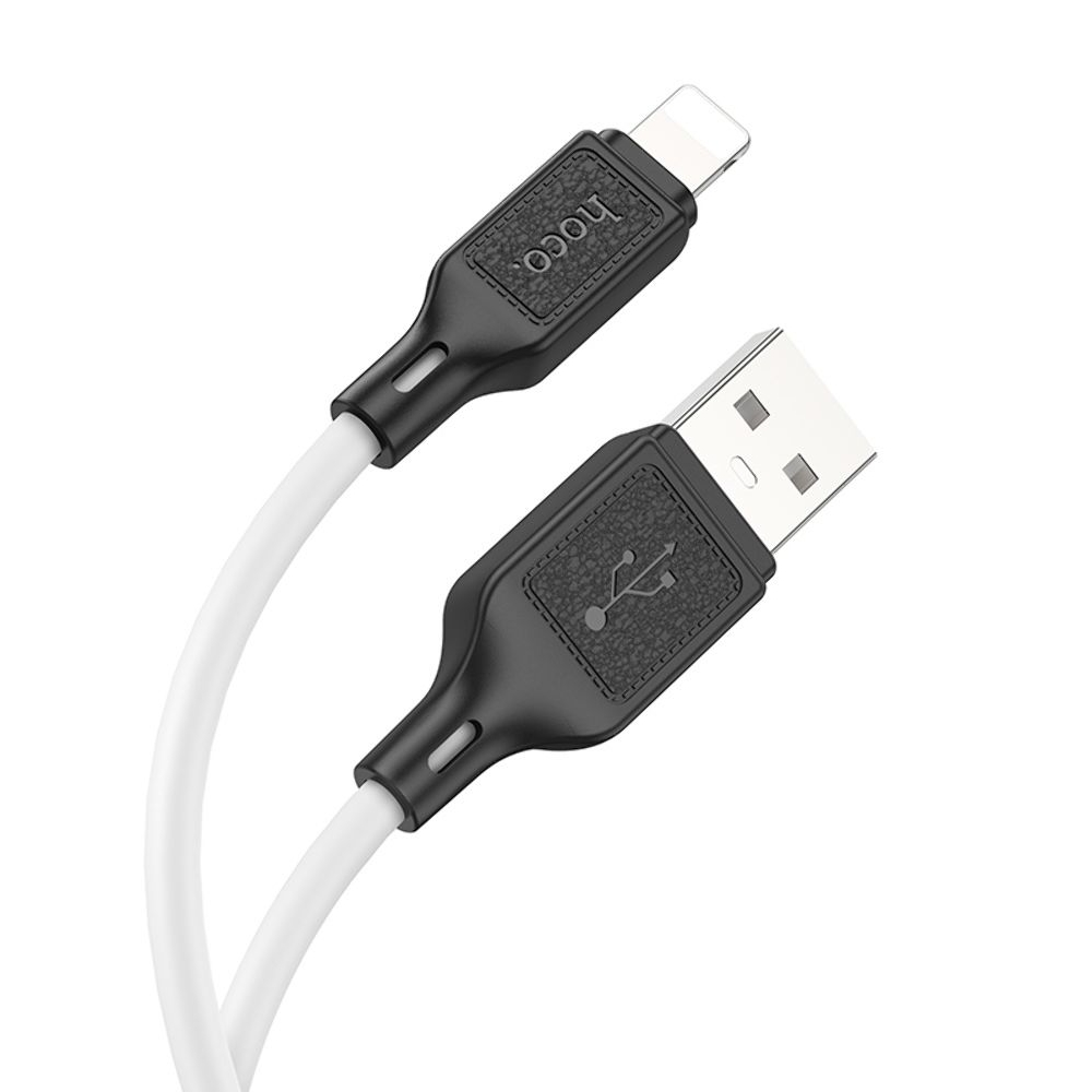 Кабель Hoco X90 USB to Lightning 1m белый