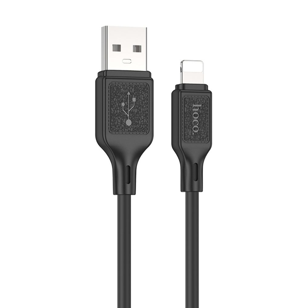 Кабель Hoco X90 USB to Lightning 1m черный