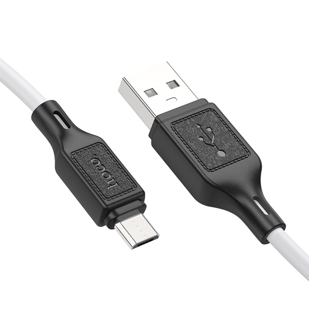 Кабель Hoco X90 USB to MicroUSB 1m, білий