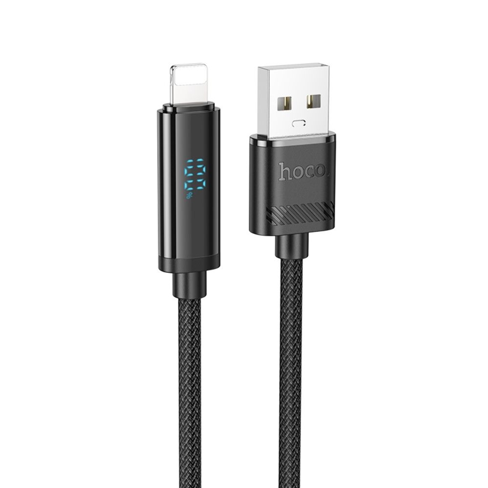 Кабель Hoco U127 USB to Lightning, черный