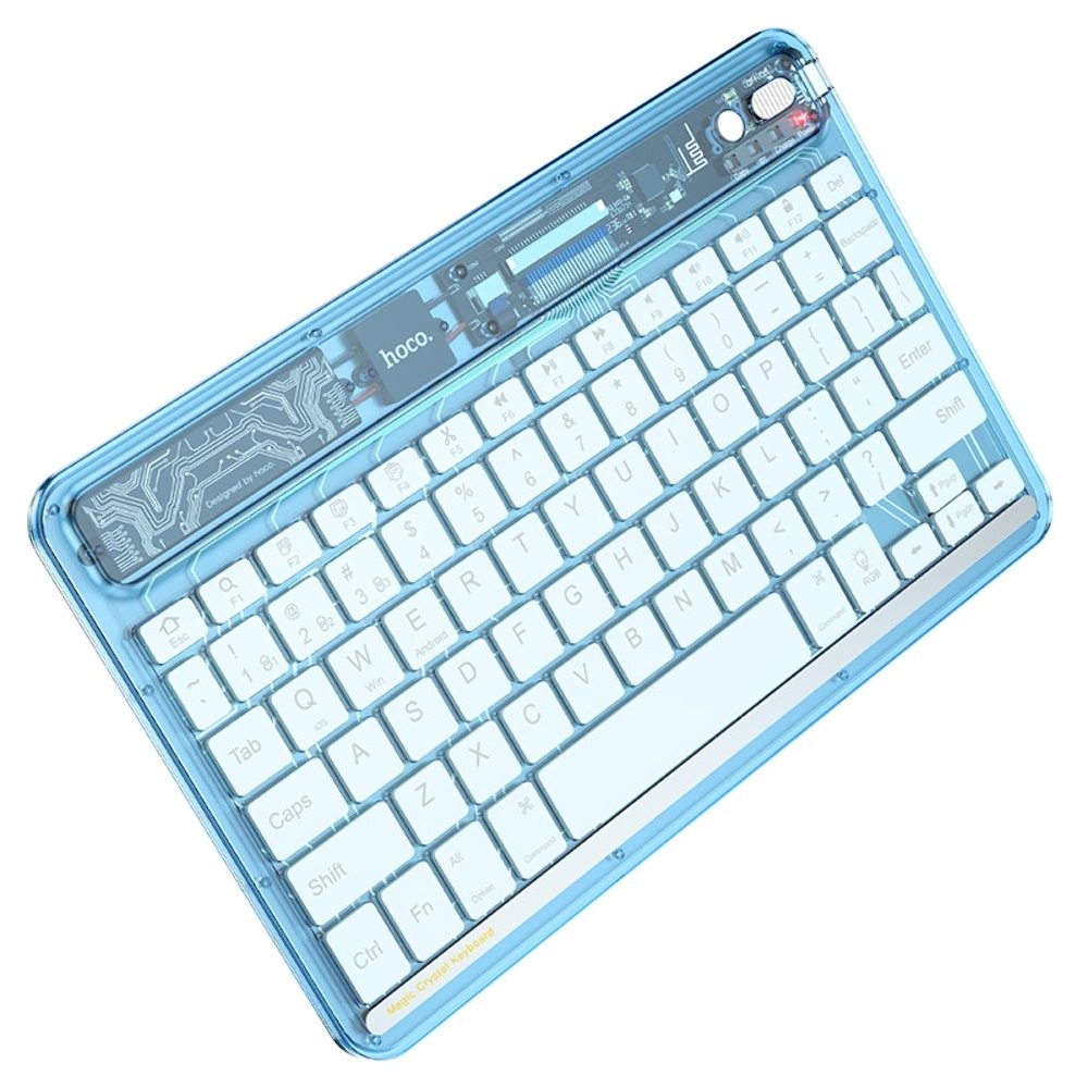 Клавиатура беспроводная Hoco S55 (ENG), синяя