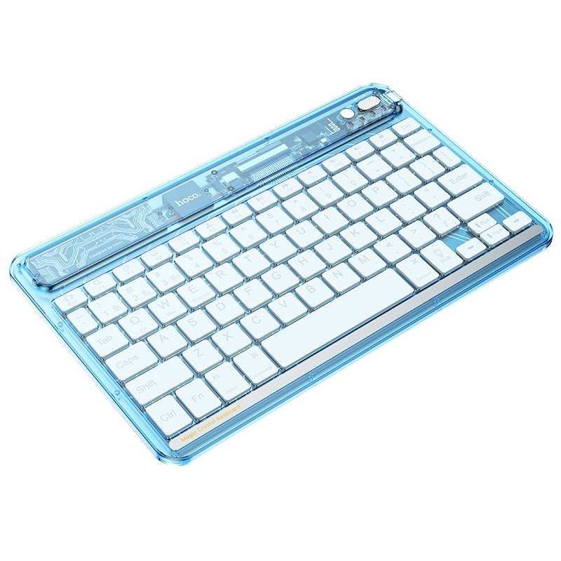 Клавиатура беспроводная Hoco S55 (ENG), синяя