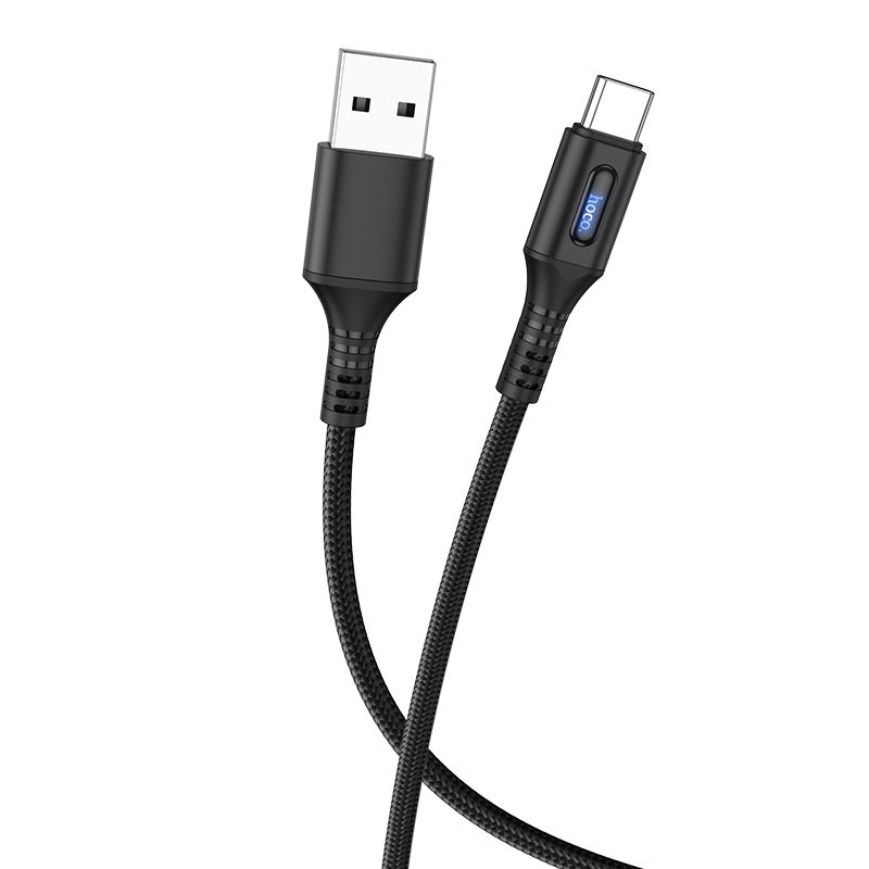 USB-кабель Hoco U79 1,2m 3A Type-C, черный
