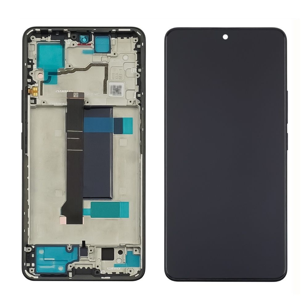 Дисплей Xiaomi Redmi Note 13 Pro, 2312CRAD3C, 2312DRA50C, 2312DRA50G, 2312DRA50I, черный | с тачскрином | с передней панелью | High Copy, OLED | дисплейный модуль, экран