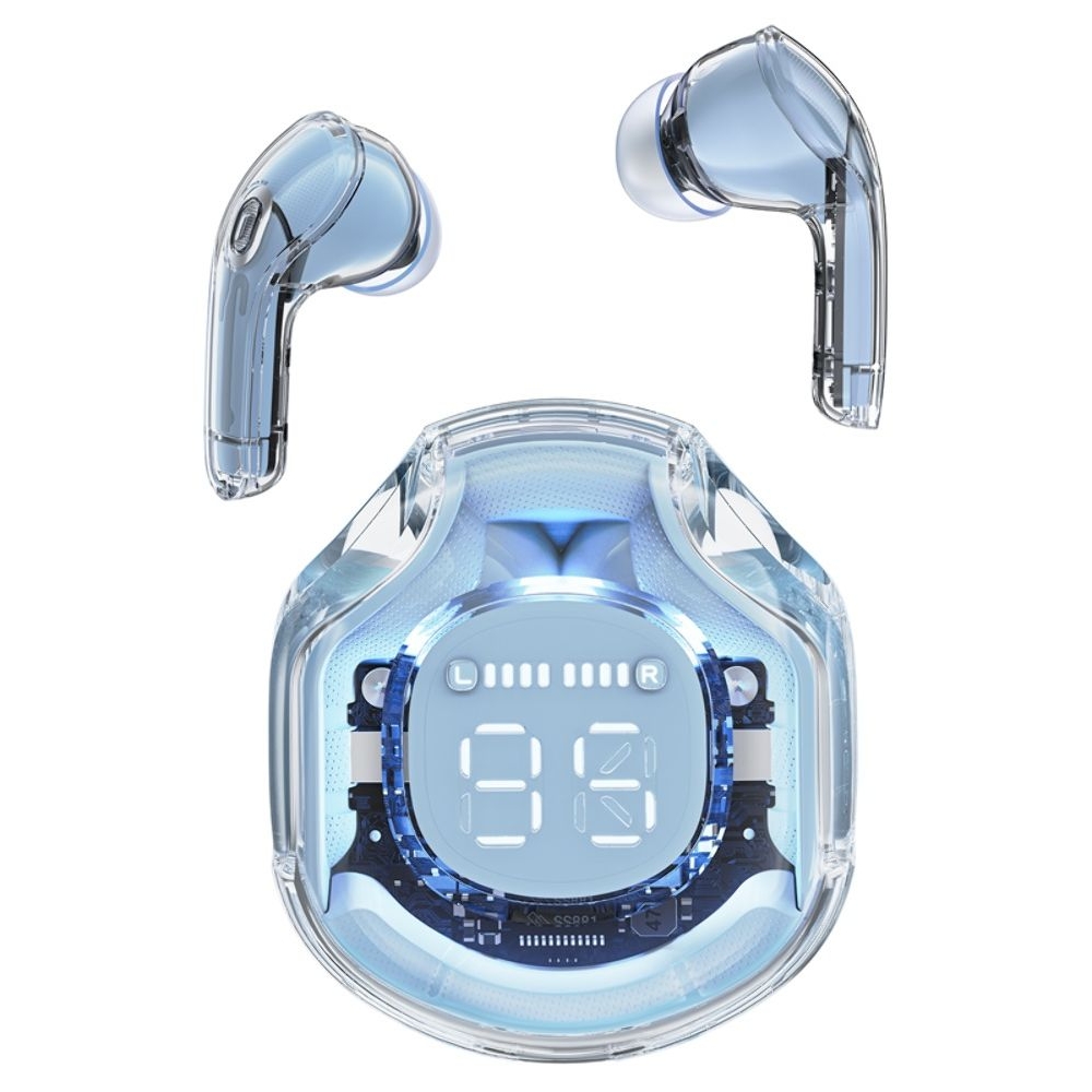 Бездротові TWS навушники Acefast T8, вакуумные, голубые | беспроводные наушники