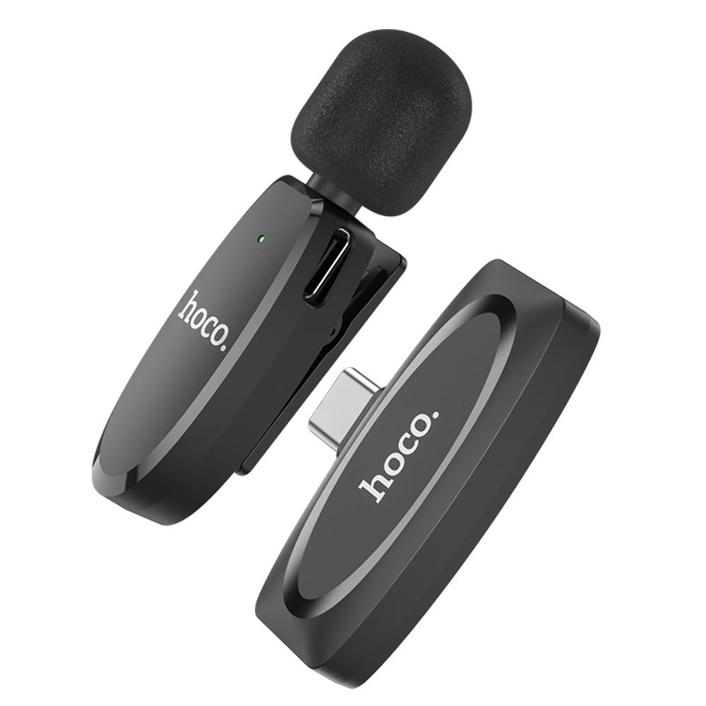 Микрофон Hoco L15, Type-C, черный