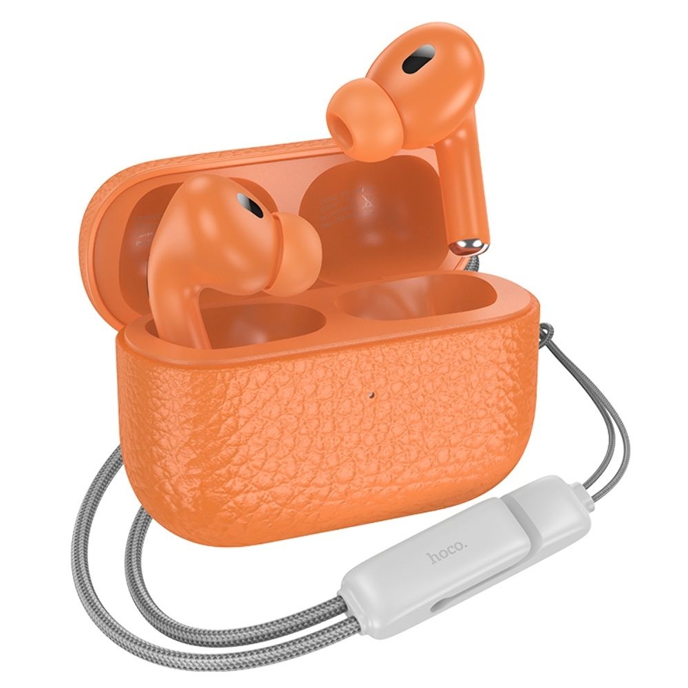 Наушники беспроводные вакуумные Hoco EQ9 TWS orange