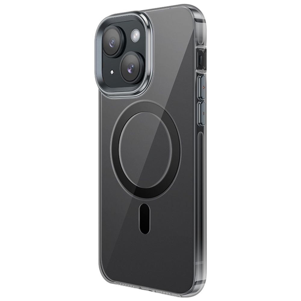 Чехол Hoco Amber AS3 c Mag Safe для Apple iPhone 15 прозрачно-, чорний