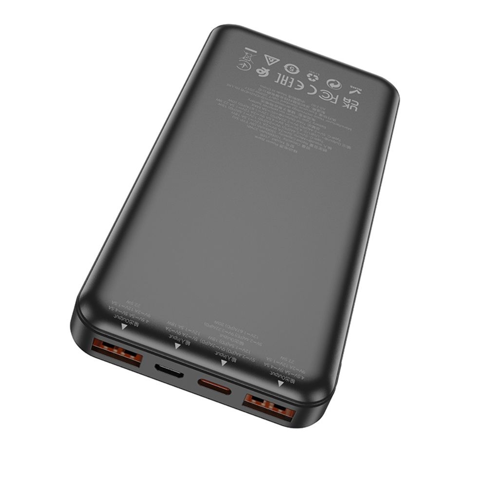 Power bank Hoco J108, 10000 mAh, 22.5 Вт, чорний