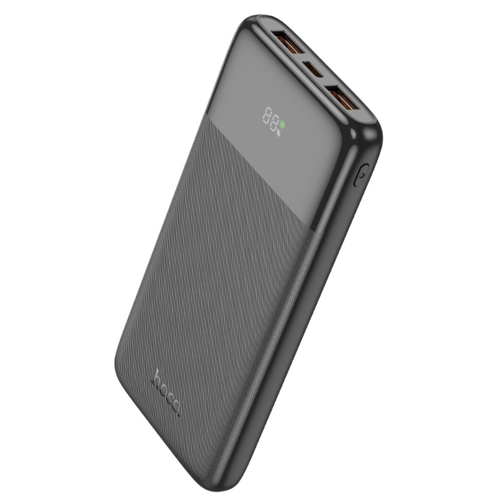 Power bank Hoco J121, 10000 mAh, 22.5 Вт Power Delivery (20 Вт), с дисплеем, чорний