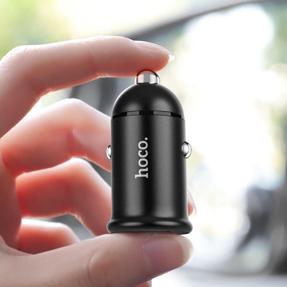 Автомобильний зарядний пристрій Hoco Z30 2 USB black | зарядка, зарядное устройство