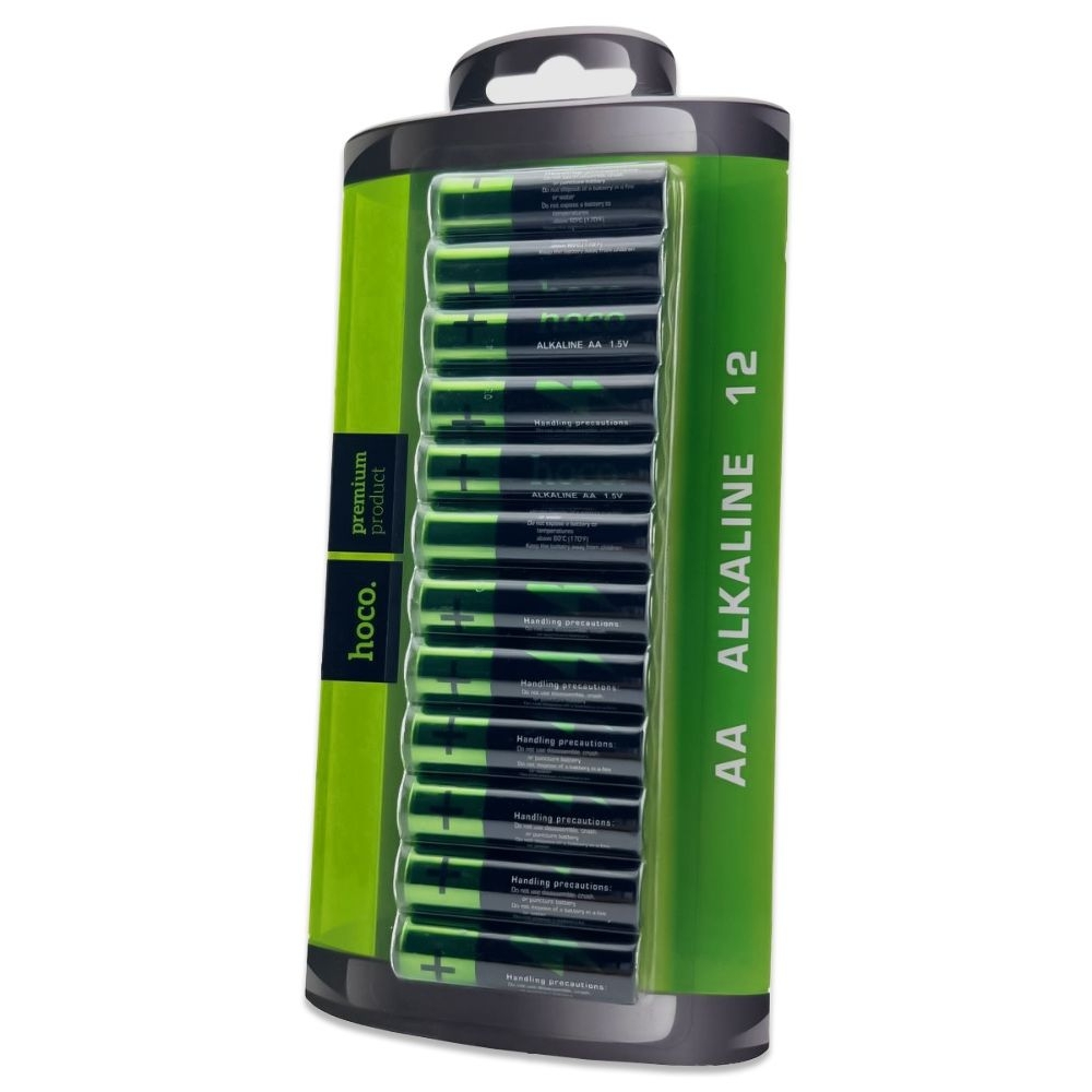 Батарейки щелочные Hoco Alkaline AA (LR6) 12 шт